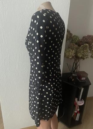 Короткое платье в горох от zara s3 фото