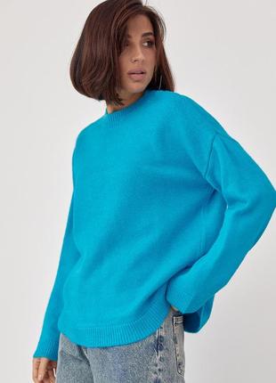Вʼязаний жіночий джемпер oversize
