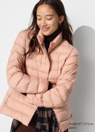 Ультралегкий пуховик uniglo ( pink )