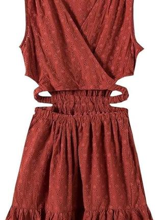 Платье (комбинированное)zara из прошвы p.m, рост 160-165см
100%котон