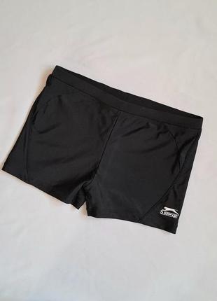 Плавки slazenger шорты купальные для пляжа и бассейна черные на 13 лет