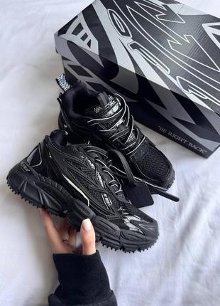 Кроссовки off white • be right back black