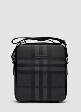 Брендова чоловіча шкіряна сумка burberry