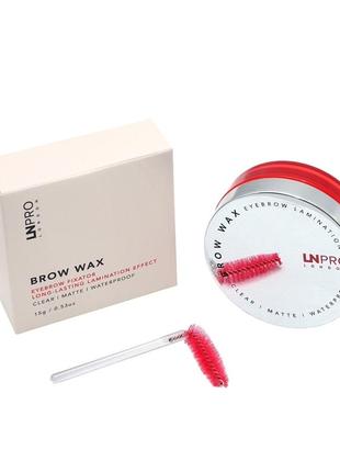 Фіксувальний віск для брів ln pro brow wax eyebrow fixator