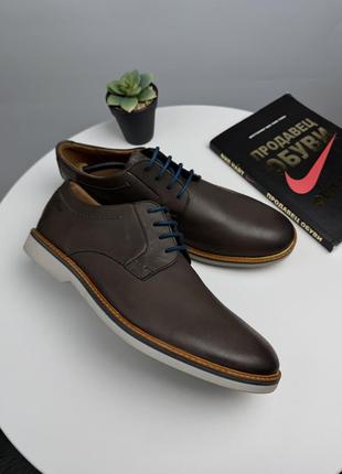 Чоловічі шкіряні туфлі кларкс clarks
