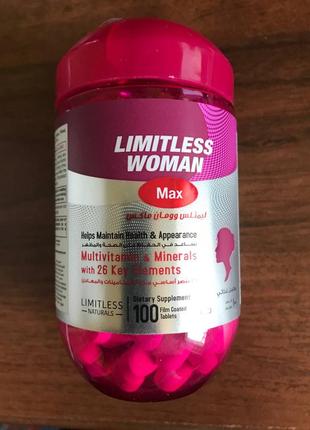 Limitless woman max 100 tabs