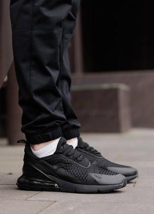 Р.39-45 кроссовки nike air max 270 triple black nk245