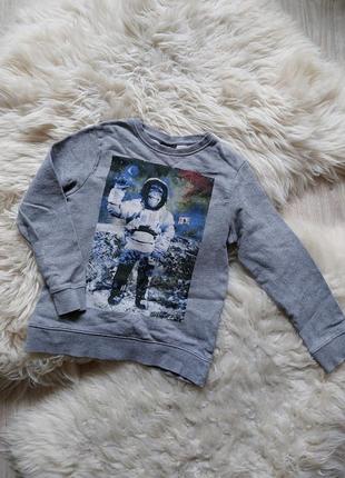 🌟💙🌟 крута толстовка світшот малюнок мавпа космонавт