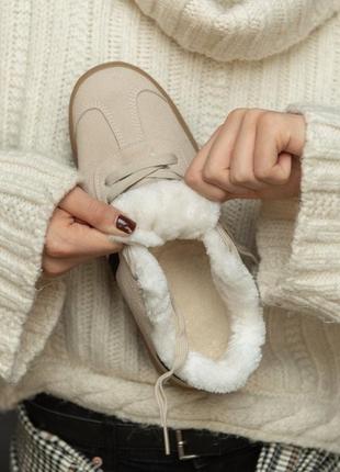 Теплые женские кеды
