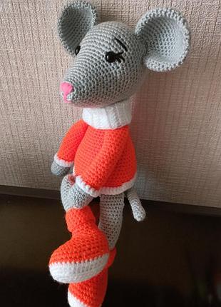М'яка іграшка мишеня ручної роботи