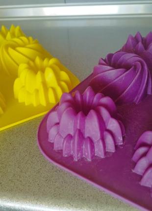 Формы для кексов силиконовые 2шт