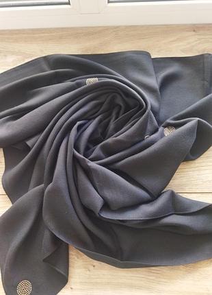 Хустка чорна на весну/ літо/ осінь