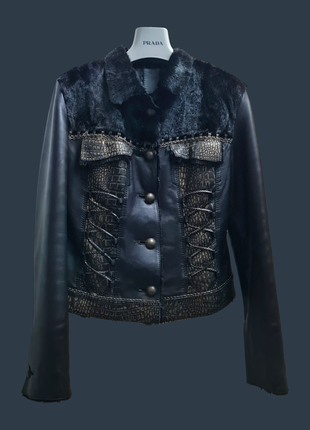 Кожаная куртка jean paul gaultier