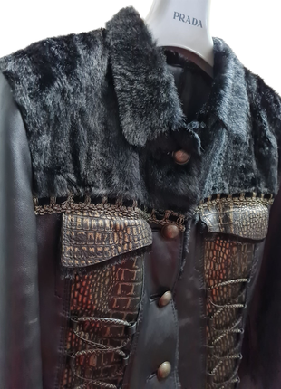 Шкіряна куртка  jean paul gaultier оригінал