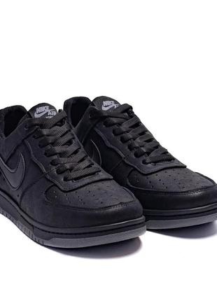 Мужские кожаные кроссовки