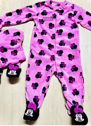 Флисовый человечек минни маус primark