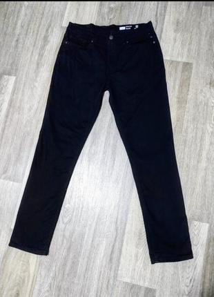 Мужские чёрные джинсы / f&f / штаны / брюки / мужская одежда / denim / slim