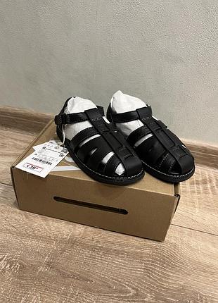 Шкіряні сандалі босоніжки zara 26 16,5см устілка