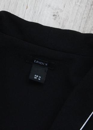 Чёрный пиджак блейзер в бельевом стиле lindex3 фото