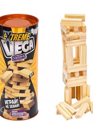 Деревянная настольная игра "vega extreme mini" danko toys дженга.