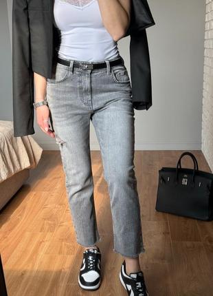 Sexy slim джинси з розрізом стрейч