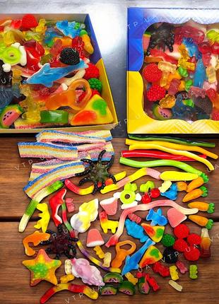 Подарочный мармеладный бокс, сладкий набор желейных конфет 400гр