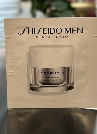 Оригинальный пробник восстанавливающий крем для лица shiseido men total revitalizer cream