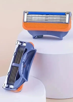 Змінні касети для гоління gillette fusion леза для верстата 5 лез картридж2 фото