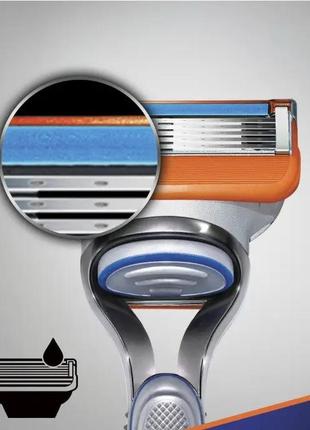 Змінні касети для гоління gillette fusion леза для верстата 5 лез картридж