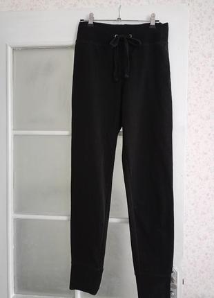 Качественные коттоновые черные спортивные штаны брюки спортивное штаны