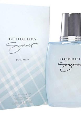 Мужская туалетная вода burberry summer for men 2010 burberry (прохладный, мужественный аромат