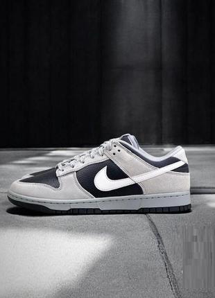 Кросівки найк данк сірі nike dunk low 'light smoke grey'