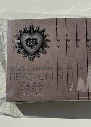 Dolce & gabbana devotion pour homme пробники
