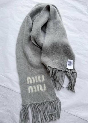 Шарф міу подовжений преміум якості