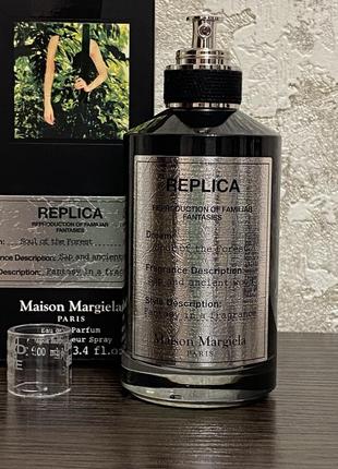 Распылив парфюм maison martin margiela replica soul of the forest