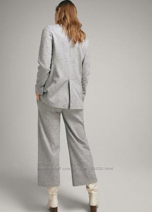 Massimo dutti arket пиджак шерсть альпака серый2 фото