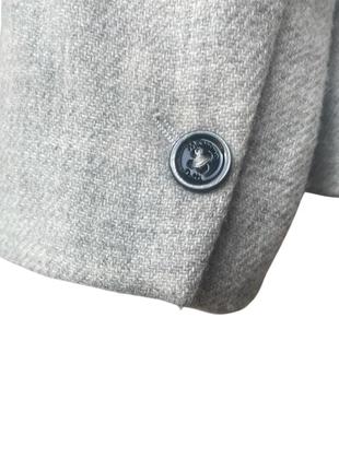 Massimo dutti arket пиджак шерсть альпака серый9 фото