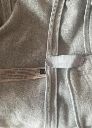 Massimo dutti arket пиджак шерсть альпака серый8 фото