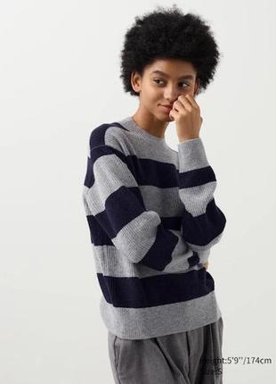 Свитер из овечьей шерсти uniqlo р с м