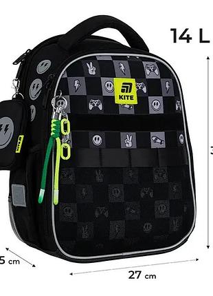 Рюкзак kite education каркасный k25-555s-5 game on