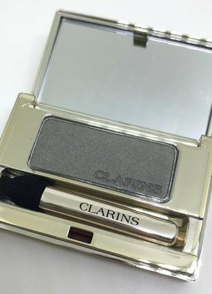 Минеральные тени clarins ombre minerale smoothing long lasting eyeshadow 12 platinum тестер