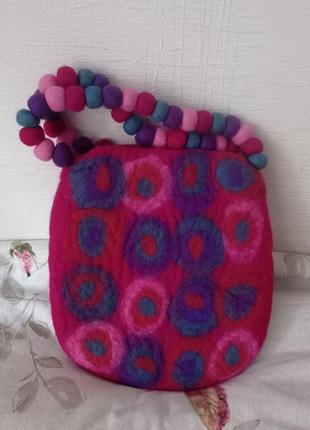 Сумка. валяна вовна. uttam london.