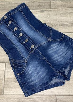 Джинсовый комбинезон parisian xs s или девочка подростка