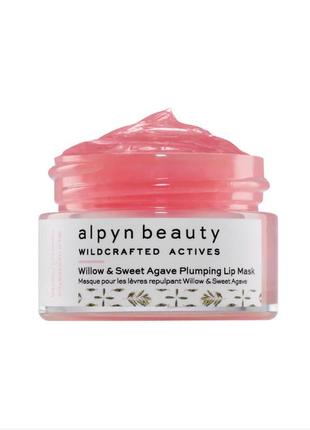 Маска для губ alpyn beauty willow & sweet шagave plumping lip mask2 фото