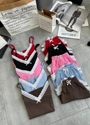 Милая пижамка 🥰 рубчик