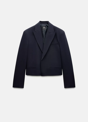 Оверсайз пиджак жакет укороченный zara
