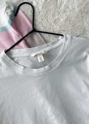 Хлопковая футболка h&m2 фото