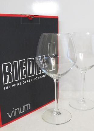 Riedel vinum набір кришталевих келихів burgundy 2х700 мл germany