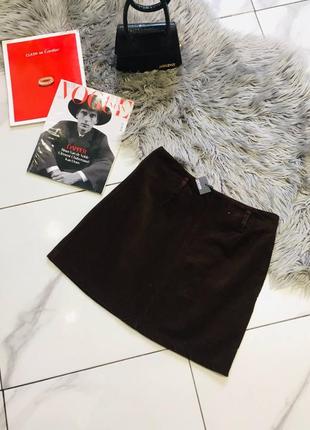 Нова вельветова спідниця з бавовни під ремінь від denim co л