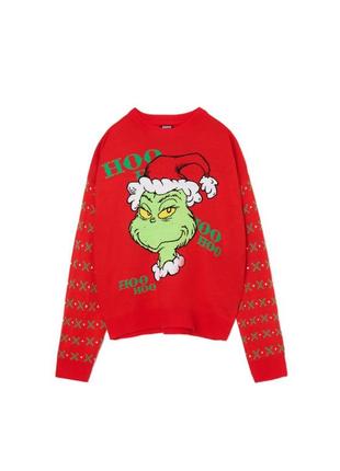Рождественский джемпер grinch